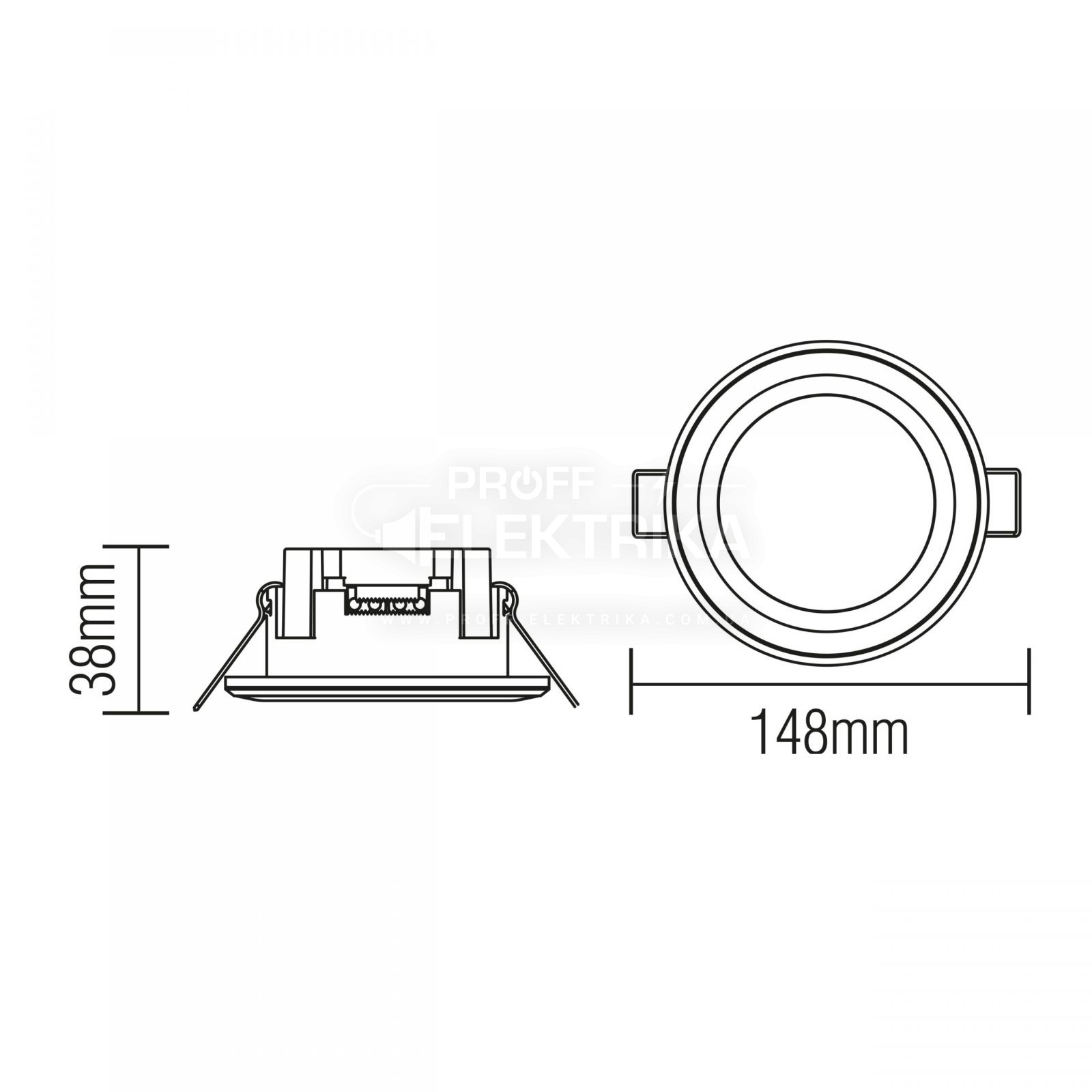 Фото 3 Светильник LED 3 STEP 12W 4200К PARKER 12 HOROZ
