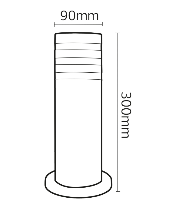 Фото 2 Светильник садово-парковый PALMERA-2 Е27 черный HOROZ ELECTRIC 075-018-0002-010