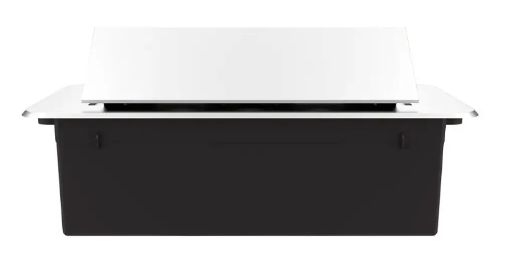 Фото 4 Меблева розетка з плавним відкриттям USB Type-C Power Delivery 36W чорний у білому Livolo