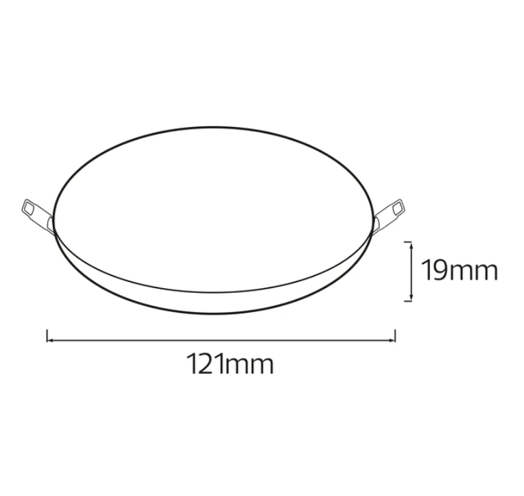 Фото 2 Світильник врізний STELLA-16 16W 6400K білий HOROZ