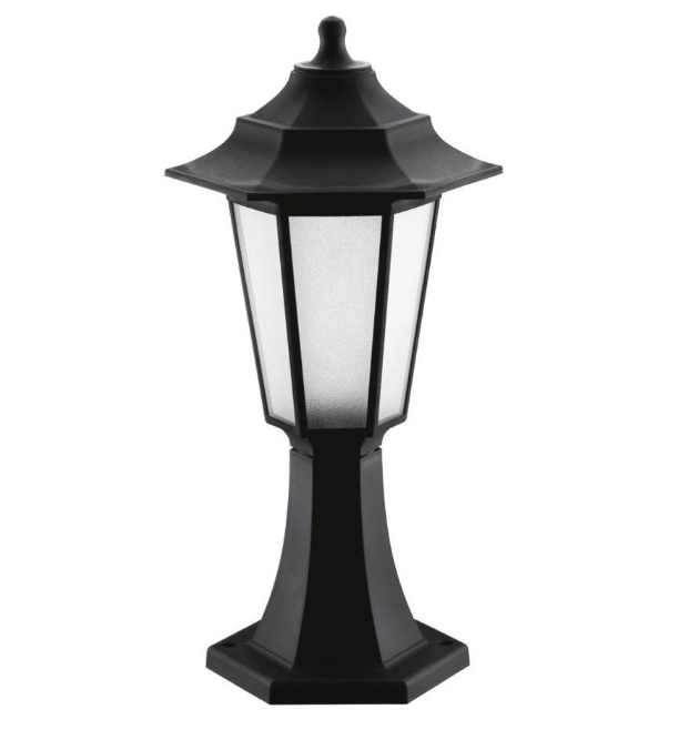 Фото Светильник садово-парковый BEGONYA-1 Е27 черный HOROZ ELECTRIC 400-010-116