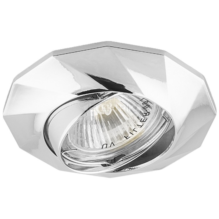 Фото Встроенный светильник Feron DL6021 под лампу хром