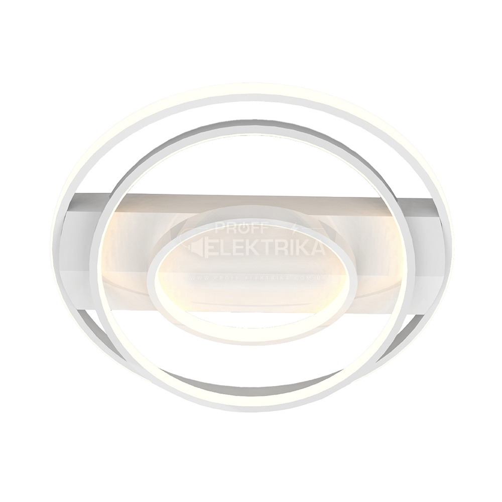 Фото Світильник LED smart NITRO пульт 100W 3000-5000K IP20 біле коло Violux 220845