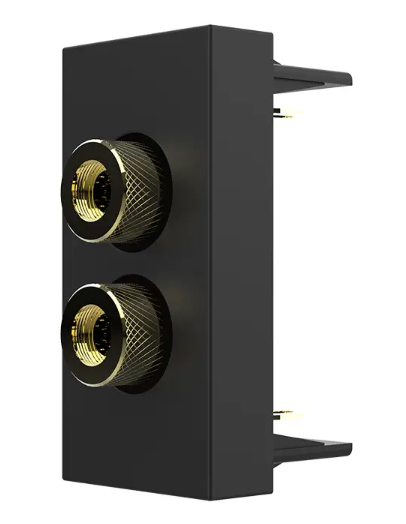 Фото Механизм аудио розетка Banana черный Livolo