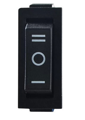 Фото 2 Кнопка на 1 выключатель 3 контакта на 3 положения узкая Б/Ф