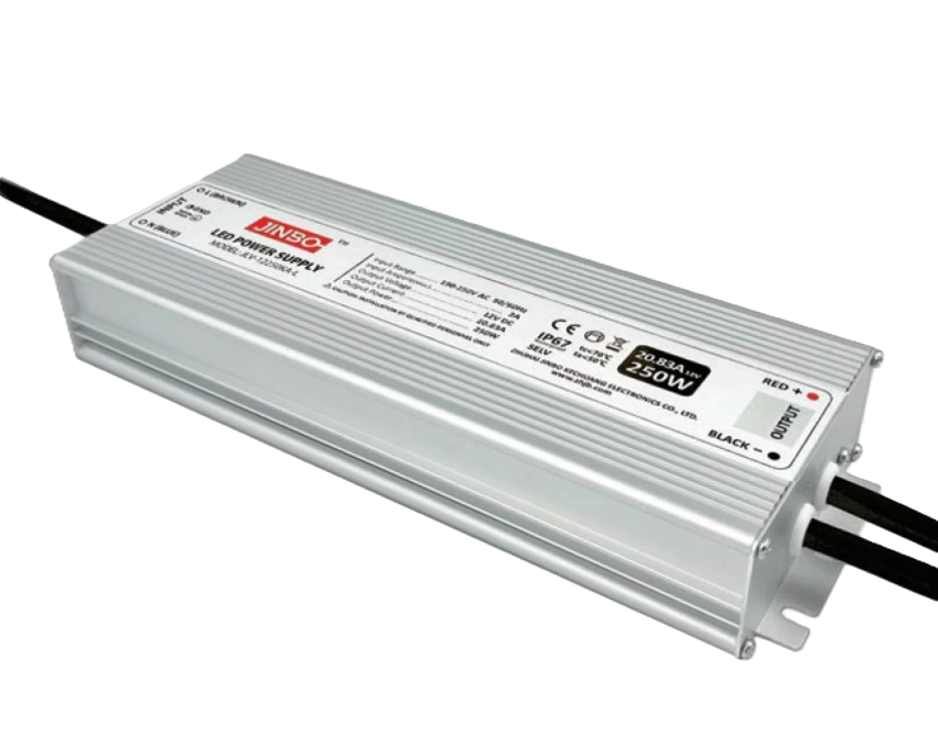 Фото Блок живлення JLV-12250КА-L 12v 250W 20,8A IP67 JINBO