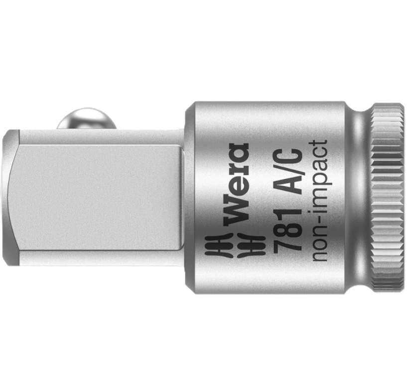Фото Адаптер WERA с 1/4" на 1/2" для торцевых головок 781 А 05042671001