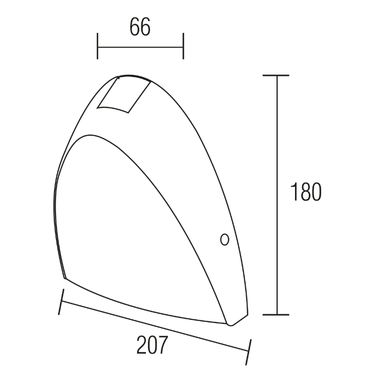 Фото 2 Светильник садово-парковый SEGMENT 24W 4200 K белый HOROZ 076-059-0024-040