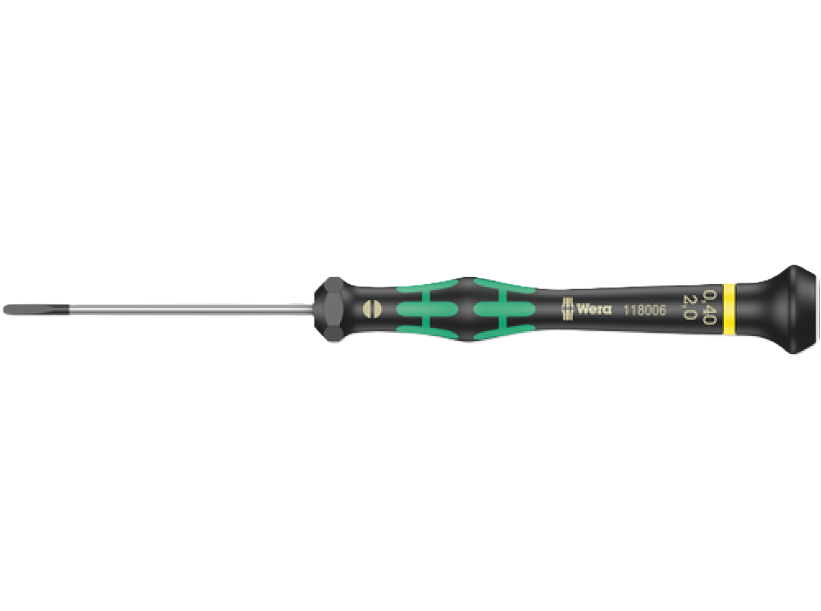 Фото Викрутка для електронників WERA 2035 05118006001 0.40×2.0×60 мм