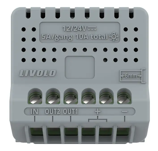 Фото 4 Механизм сенсорная кнопка 2 сенсора 12/24 вольт Livolo