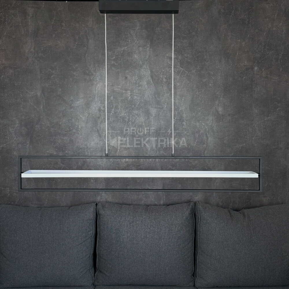 Фото 4 Светильник LED smart PRADA-P пульт 90W 3000-5000K IP20 прямоугольник черно-белый Violux 220735