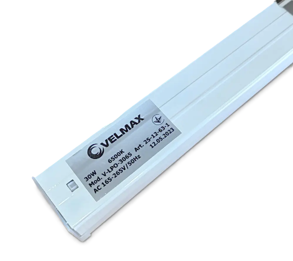 Фото 2 Светильник светодиодный V LPO 30W 1200mm 6500K 3000Lm VELMAX