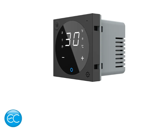 Фото Механізм розумний програмований терморегулятор для теплої підлоги чорний Livolo