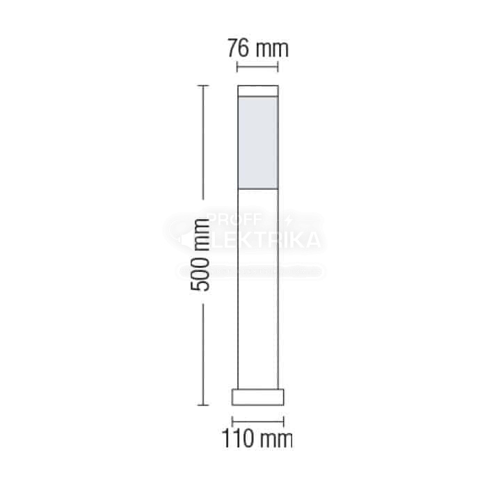 Фото 2 Светильник садово-парковый DEFNE-4 Е27 HOROZ ELECTRIC 075-004-0004-010