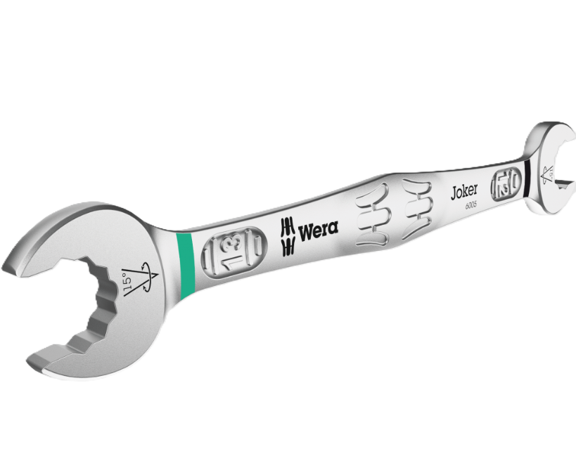 Фото 2 Двосторонній ріжковий гайковий ключ WERA Joker 6005 12×13 мм 05020313001