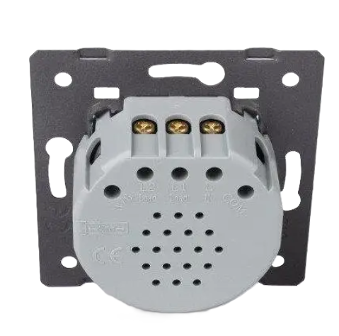 Фото 4 Механизм сенсорный бесшумный проходной/перекрестный выключатель 2 сенсора Livolo