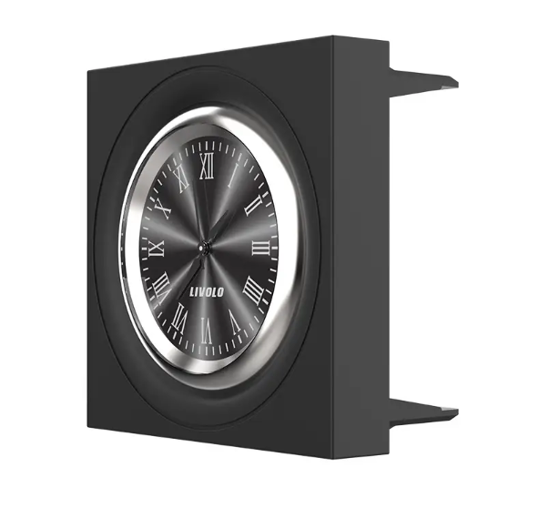 Фото Механізм годинник чорний Livolo