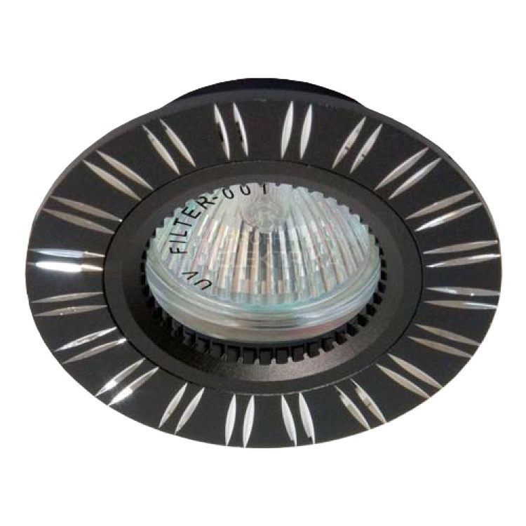 Фото Встроенный светильник Feron GS-M393 под лампу черный