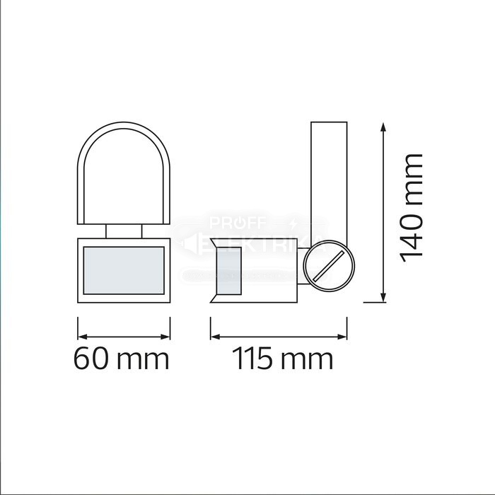 Фото 2 Датчик движения белый HL481 Corona HOROZ