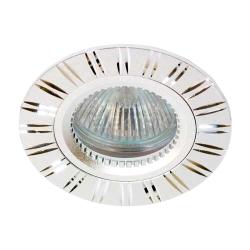 Фото 2 Вбудований світильник Feron GS-M393 під лампу срібло