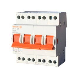 Фото переключатель  МП1-63 4P 380v/63А 1-0-2 ELECTRO