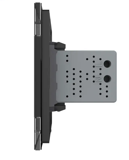 Фото 3 Розетка двойная USB с блоком питания черное стекло Livolo