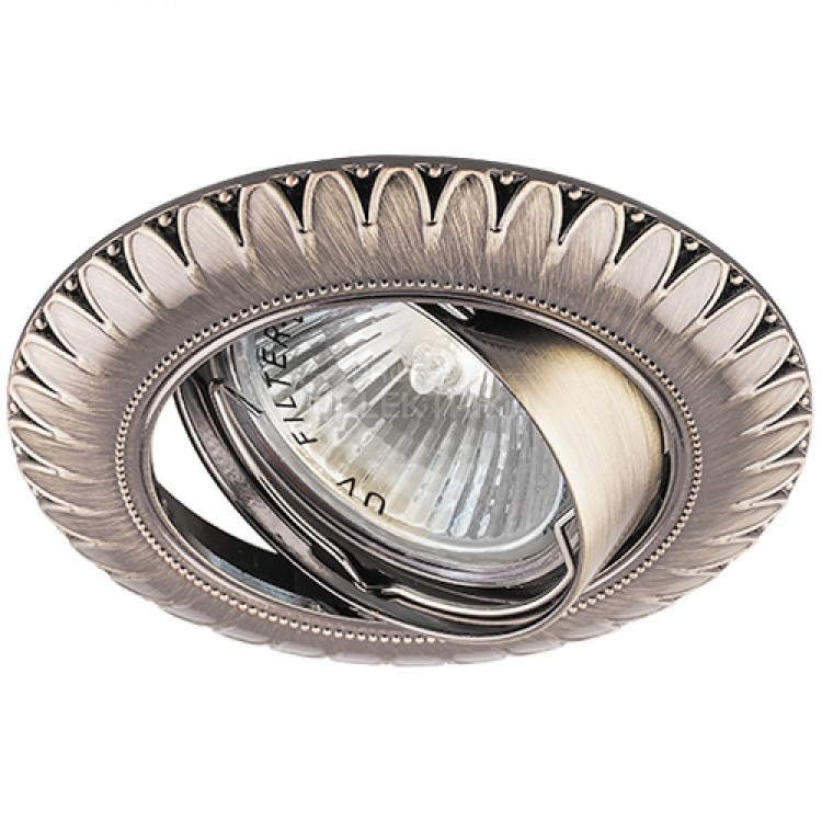 Фото Светильник точечный DL6051 MR16 G5.3 поворотный Античное золото FERON