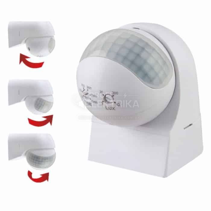 Фото Датчик движения белый 180° TUCSON HOROZ