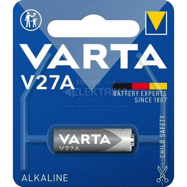 Фото Батарейка Alkaline V 27 А VARTA