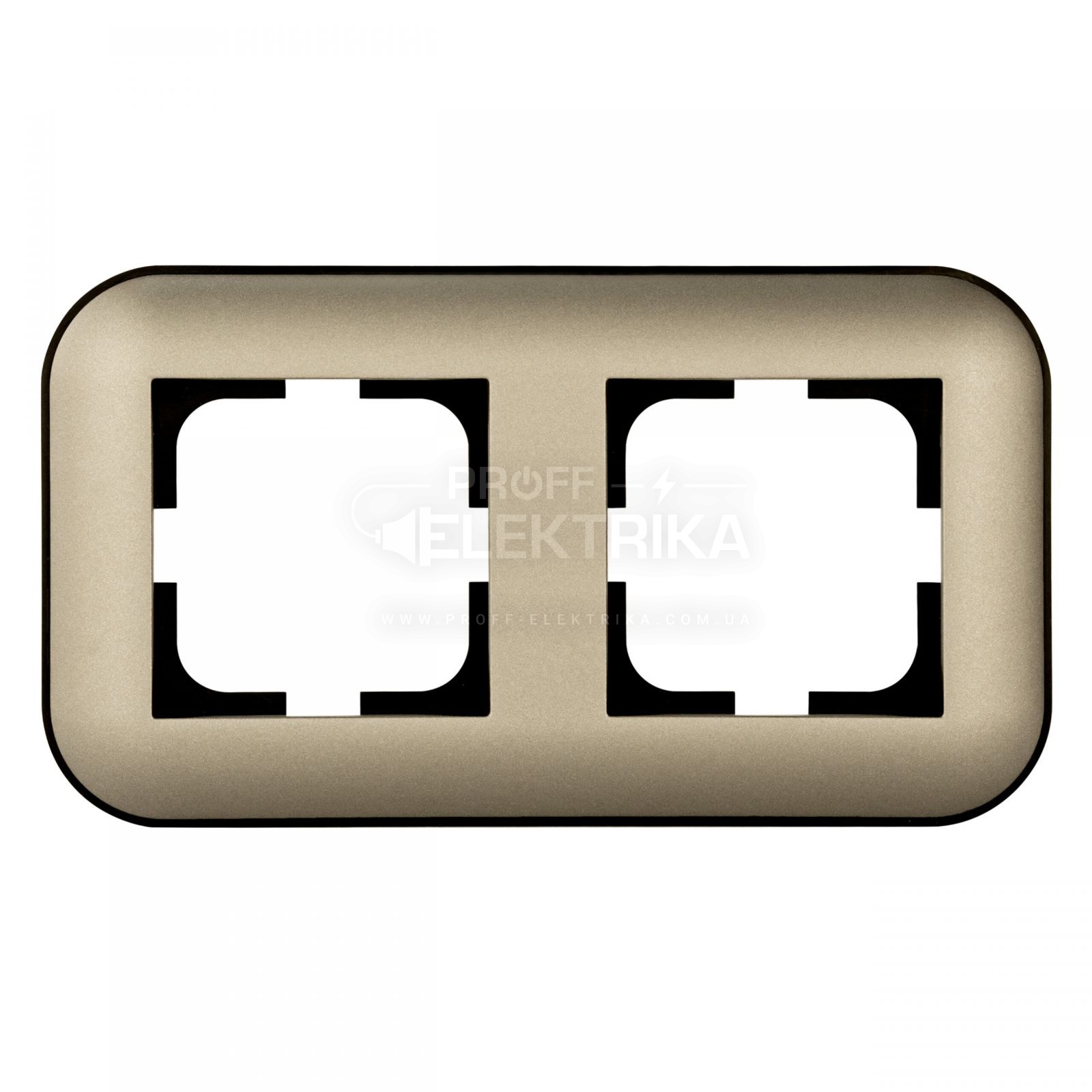 Фото Рамка 2 поста Антрацит чорний LOFT