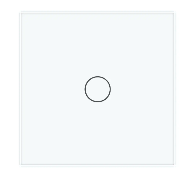 Фото 2 Сенсорний вуличний вологозахищений вимикач 1 сенсор біле скло Livolo