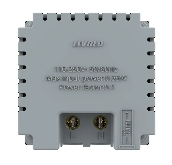 Фото 4 Механизм светильника для лестницы Подсветка пола с датчиком движения черный Livolo