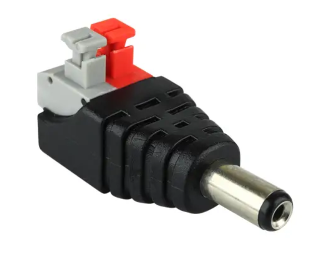Фото Коннектор для проводов папа с зажимами OEM SC-24-MC-2 3,5mm