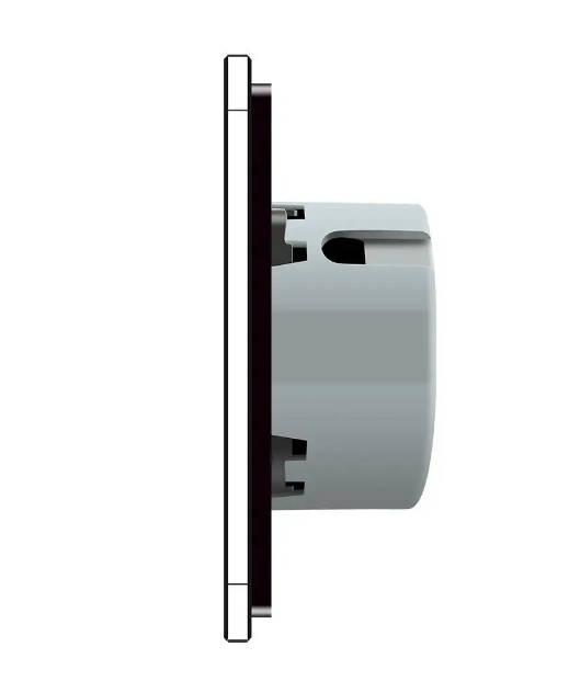 Фото 3 Сенсорный проходной перекрестный выключатель 6 сенсоров черное стекло 2-2-2 Livolo