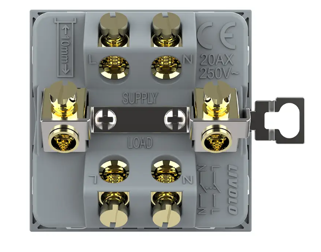 Фото 4 Механизм мастер выключатель 20 ампер белый Livolo