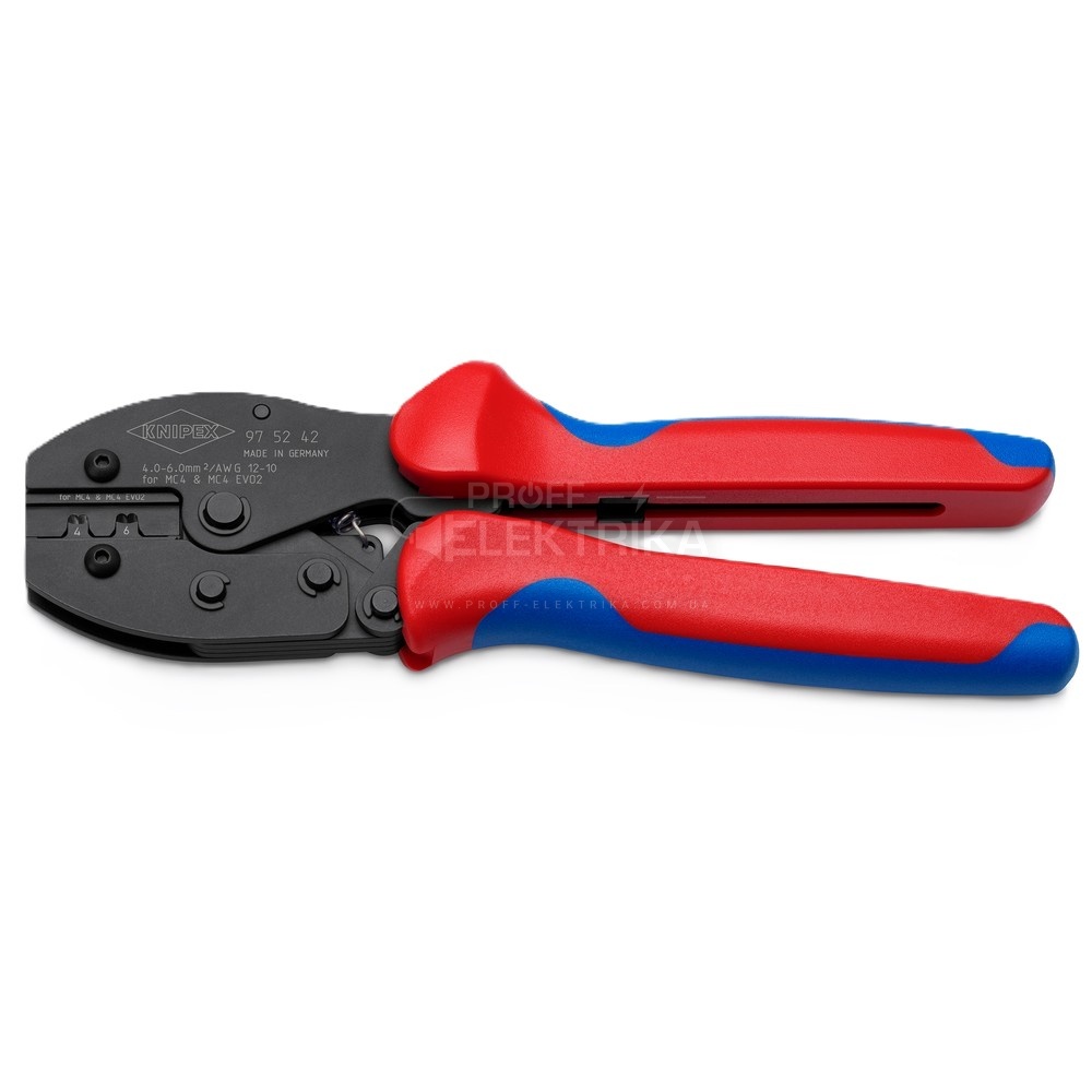 Фото Клещи для обжима коннекторов KNIPEX PreciForce MC4/MC4 EVO 2, 97 52 42