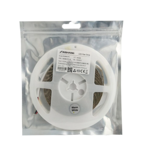 Фото 2 Світлодіодна стрічка 120 Lm IP33 smd 3528 24V 4000k N.White RD08C0TC-B CRI90