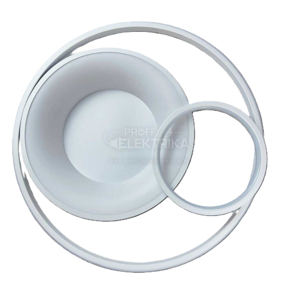 Фото 2 Світильник LED smart DUOS пульт коло 100W 3000-5000K IP20 білий Violux 220795