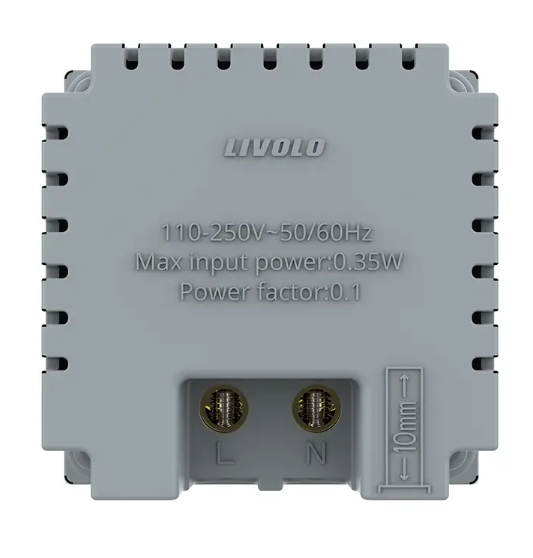 Фото 4 Механізм світильника для сходів Підсвічування підлоги чорний Livolo