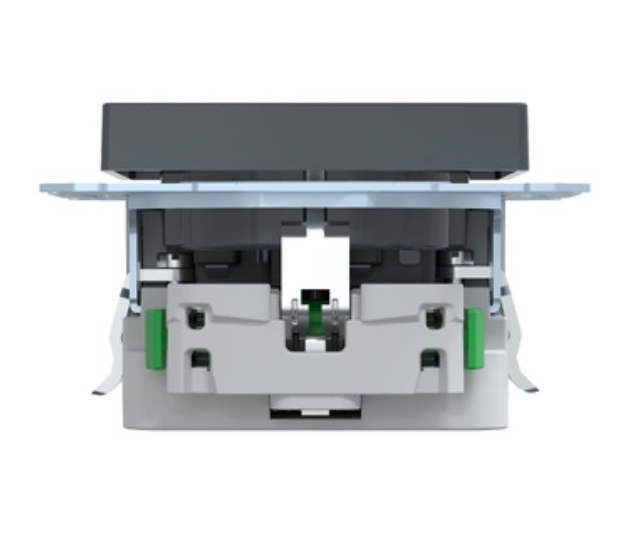 Фото 2 MERTEN SM Розетка силова 16 A із зарядкою USB A+C 3 A антрацит MTN2367-0414