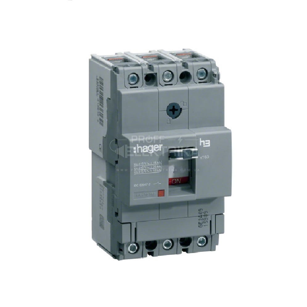 Фото Силовой автоматический выключатель 3Р 250А 40кА HAGER