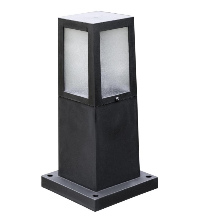 Фото Светильник садово-парковый CINAR-1 Е27 черный HOROZ ELECTRIC 400-010-134