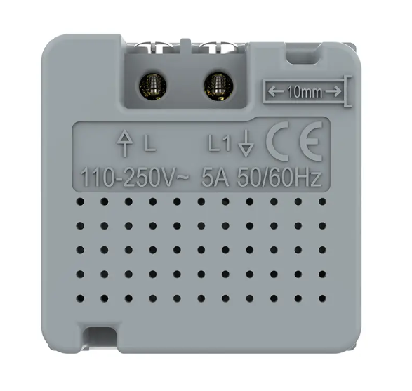 Фото 4 Механізм датчика присутності та руху із сенсорним вимикачем чорний Livolo