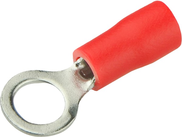 Фото Наконечник кабельный с изоляцией кольцевой rv 1,25-3,7 100 штук АСКО