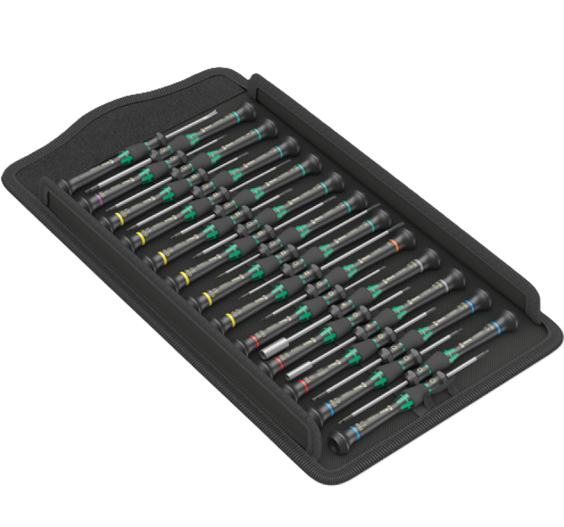 Фото Набор микроотвёрток Kraftform Micro Big Pack 1 для электронщиков 05134000001