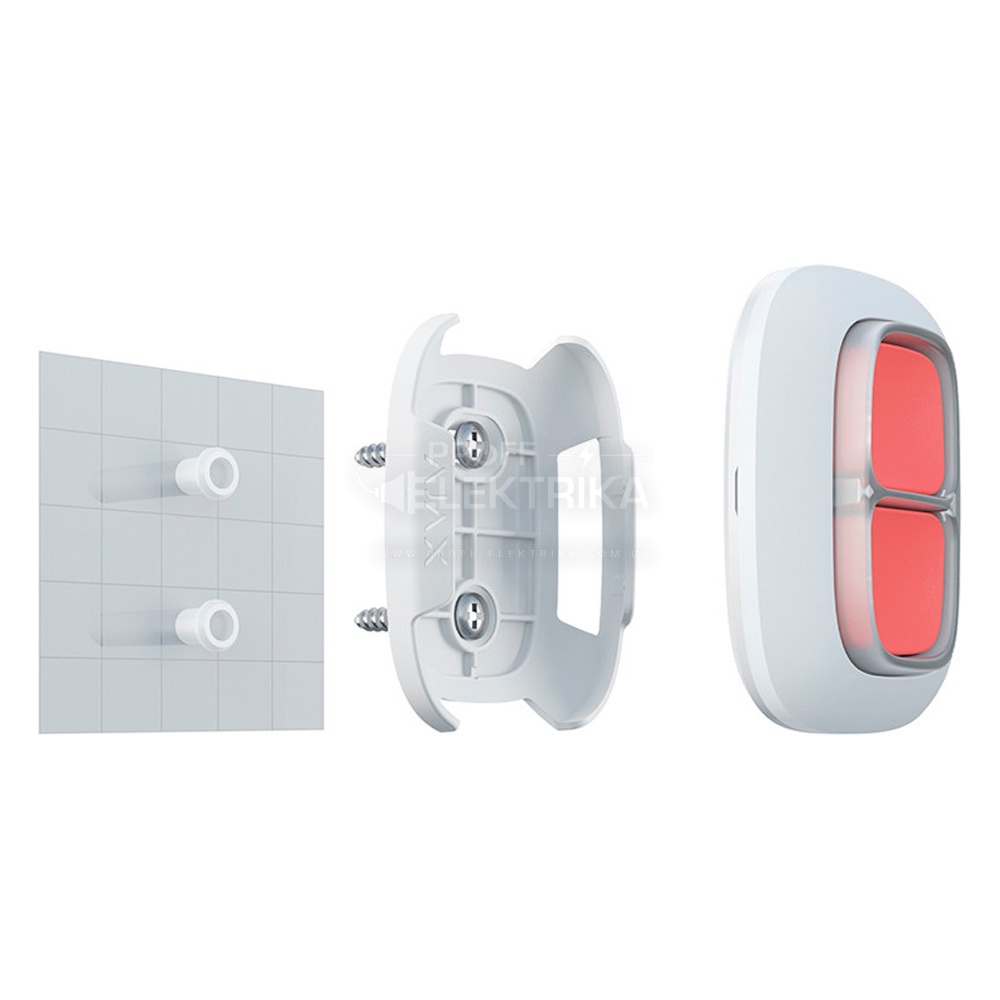 Фото 4 Бездротова екстрена кнопка Ajax DoubleButton біла