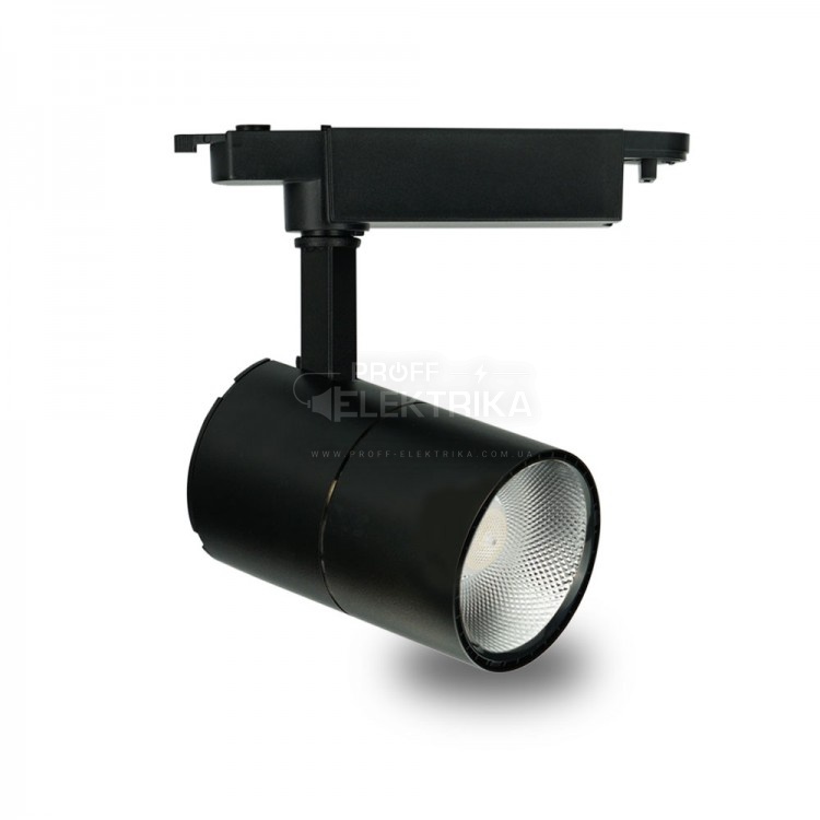 Фото Светильник трековый COB LED 20W 4000К IP40 Черный FERON