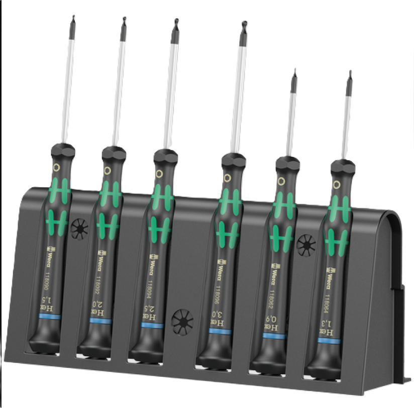 Фото Набір викруток для електронників WERA 2052/6 05118156001