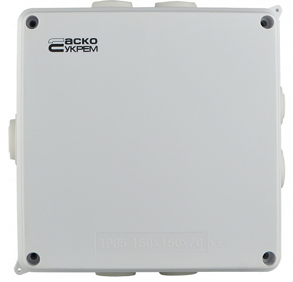 Фото 2 Коробка распределительная квадрат 150*150*70 TY-RA Аско