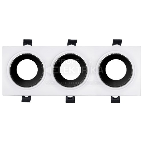 Фото Корпус под лампу AZELYA-4 HOROZ белый+черный